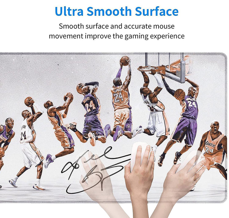 [Australia - AusPower] - RTGGSEL 31.5x11.8 Inch Novelty KB Slow Motion Evolution Long Extended Large Gaming Mouse Pad with Stitched Edges XL Laptops Keyboard Mouse Mat Desk Pad KB Move 