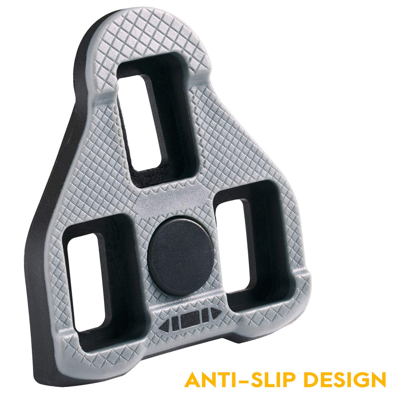 [Australia - AusPower] - CyclingDeal Compatible with Peloton Look Delta (0 Degree Fixed Floating) Bike Cleats - Indoor Cycling & Road Bicycle Cleat Set - Fully Identical or Compatible with Peloton Indoor Bikes Pedals and Shoes 