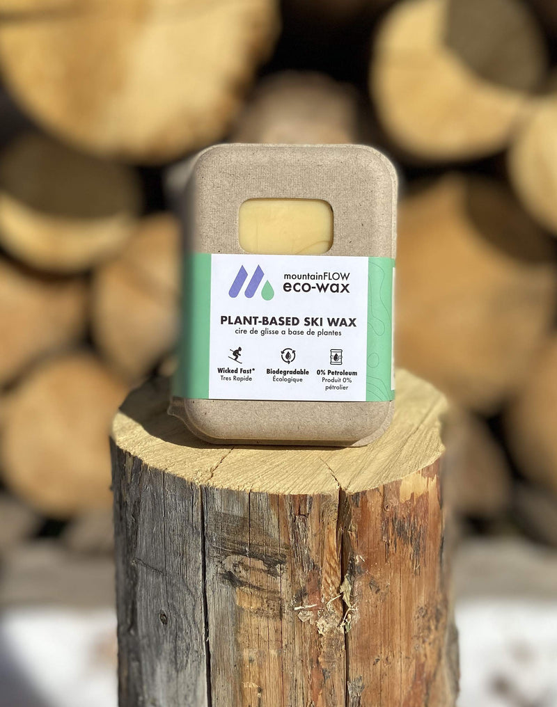 [Australia - AusPower] - mountainFLOW Plant-Based, Biodegradable Ski/Snowboard Wax | All-Temp, Cold, Cool, Warm | Great Glide + Durability | 0% Petroleum! ALL TEMP: 8 TO 30F 
