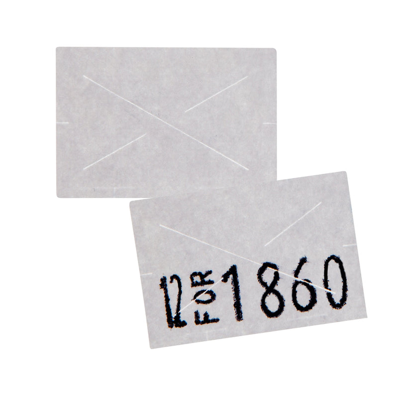 [Australia - AusPower] - 1812 White Pricing Labels for Garvey 18-6 One Line Price Gun, 11 Rolls - 14,000 1 Sleeve - 11 Rolls - White 