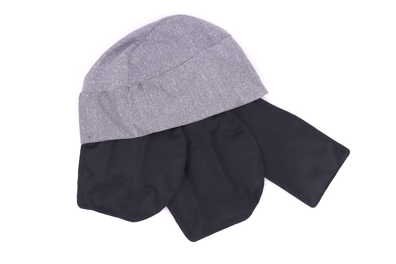 [Australia - AusPower] - Migraine Gel Full Head Coverage Ice Hat by FOMI Care | Cranial Cold Cap | Top and Side Skull Cooling Headache and Chemo Recovery Pack | Wearable Therapy Wrap for Sinus, Stress, Pressure Pain Relief 