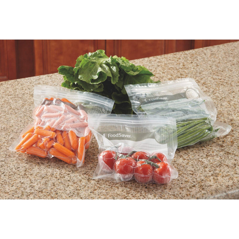 [Australia - AusPower] - FoodSaver 1-Quart BPA-Free Multilayer Construction Vacuum Zipper Bags, 18 Count 