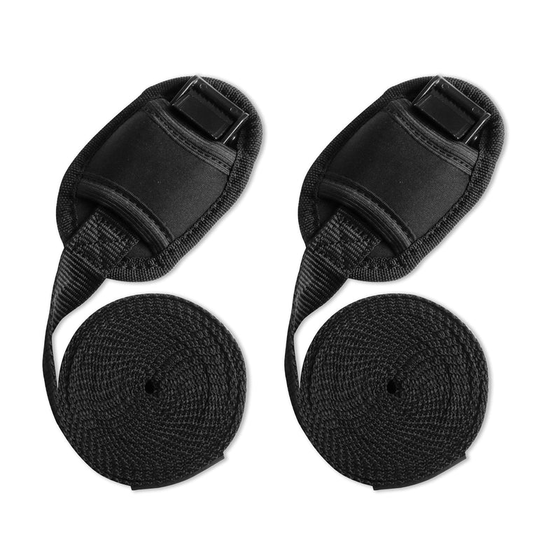 [Australia - AusPower] - BPS 'No Scratch' 2 Pieces Premium Roof Rack CargoTie Down Straps for Surfboards, SUP Paddle Boards, Kayaks, Canoes - Available from 12 to 16 feet 