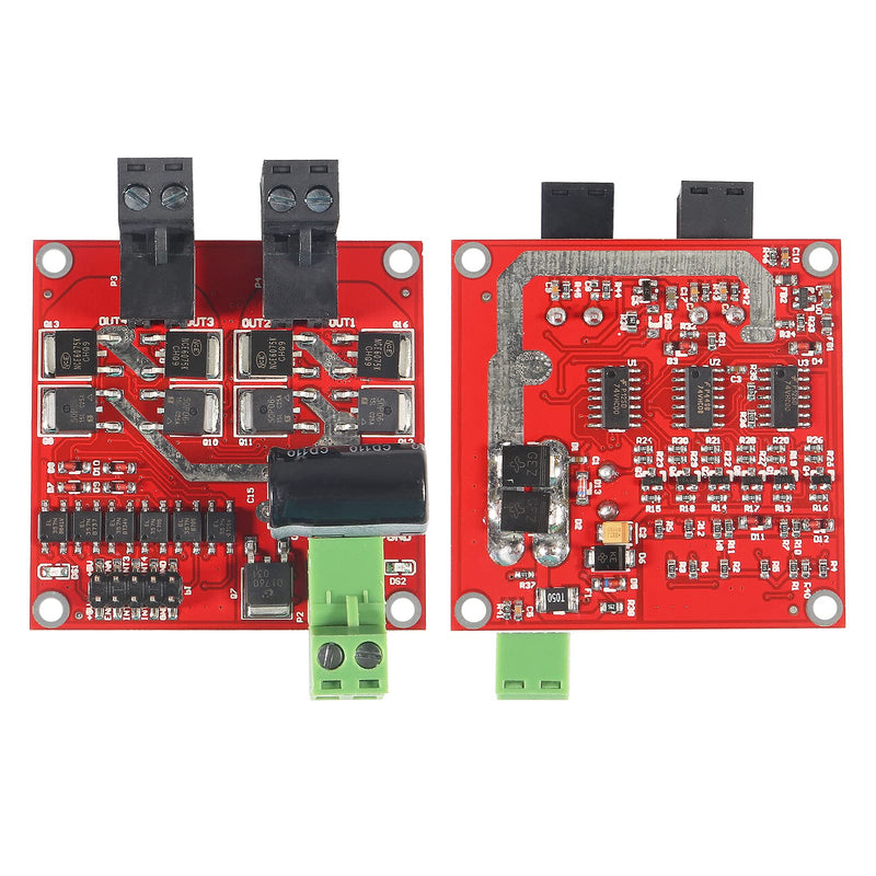 [Australia - AusPower] - UMLIFE1PCS L298 Dual H Bridge Motor Speed Controller DC 6.5V-27V 7A PWM Motor Regulator Board 12V 24V Electric Motor Control Module Industrial 160W with Optocoupler Isolation 