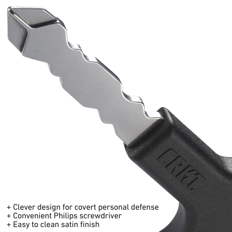 [Australia - AusPower] - CRKT Williams Defense Key: EDC Personal Defense Key Chain Tool with Phillips Head Screwdriver Tip 9705 