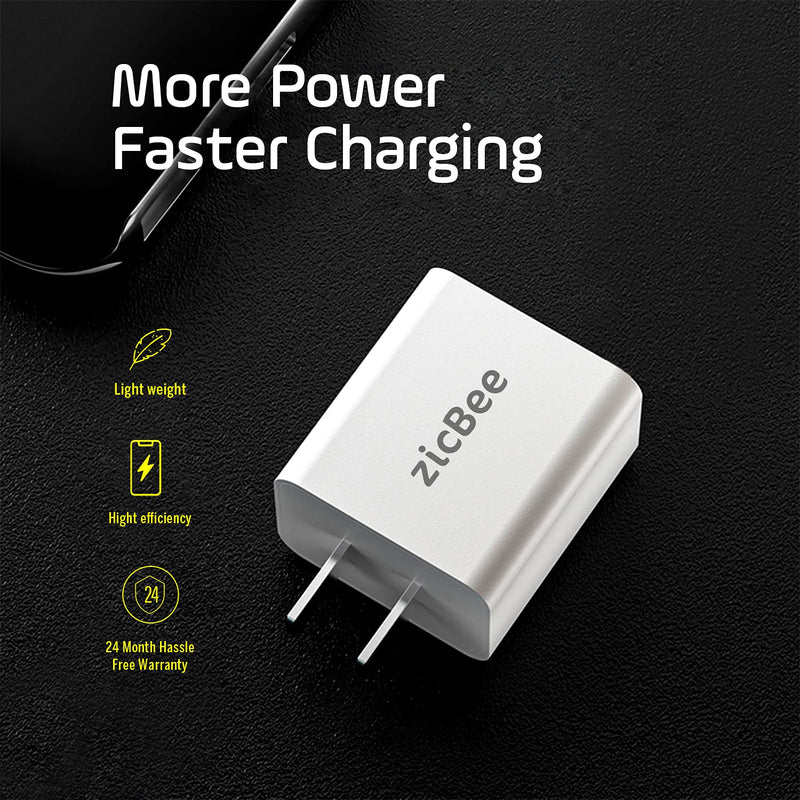 [Australia - AusPower] - USB C Charger Block – 20W PD USB C Power Adapter with Compact Design - Lightning Fast Charging for iOS - Compatible with iPhone 13, 12, 11, iPad, Galaxy S10 and More 