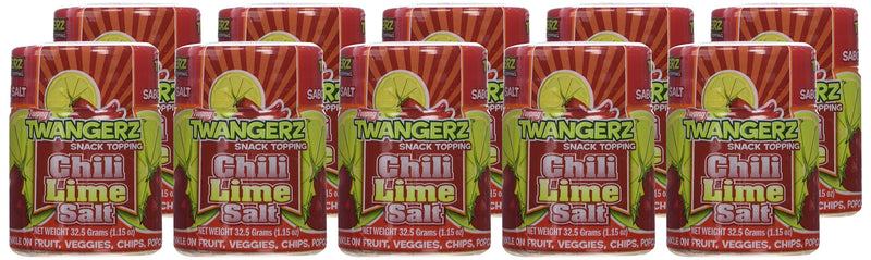 [Australia - AusPower] - Twang 10 Pack Chili-Lime 1.15oz Salt Shakers 