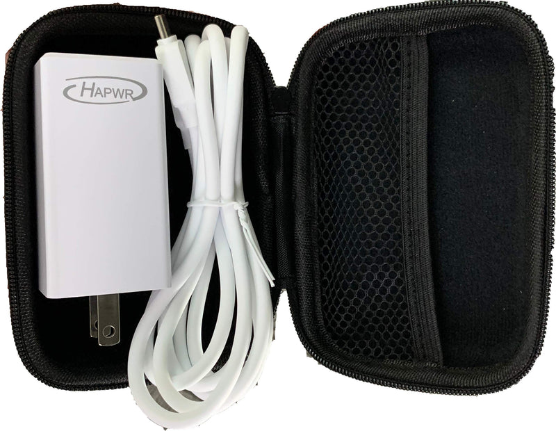 [Australia - AusPower] - USB C Charger [GaN Tech] 65W Dual Port PD Wall Charger with 5ft USB C Cable for MacBook, USB C Laptops, iPad Pro, iPhone12, Galaxy, Pixel and More (White) White 
