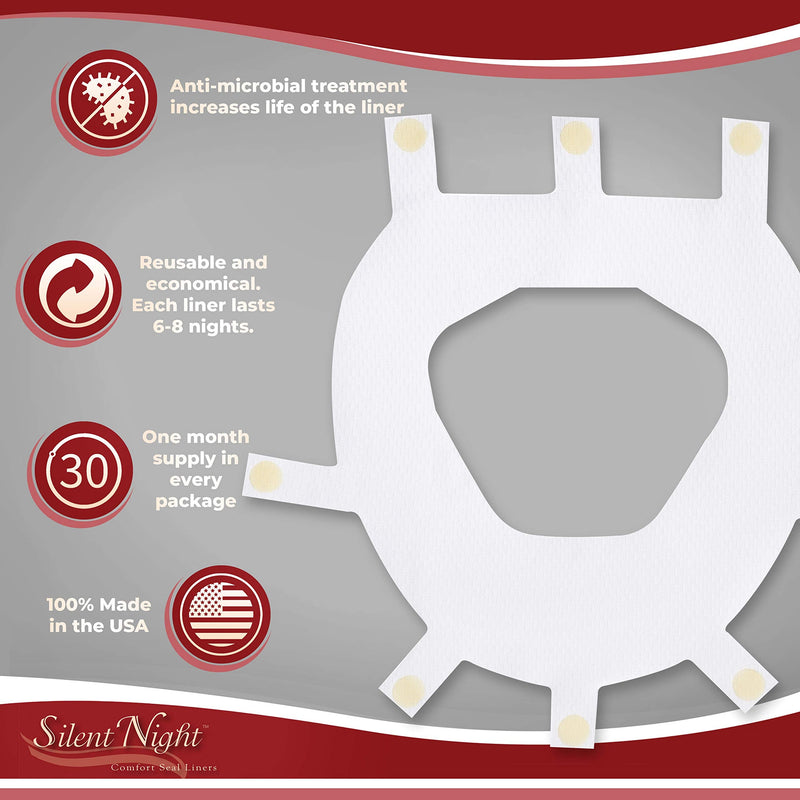 [Australia - AusPower] - Silent Night CPAP Mask Liners for FitLife Mask (Large/XL) 