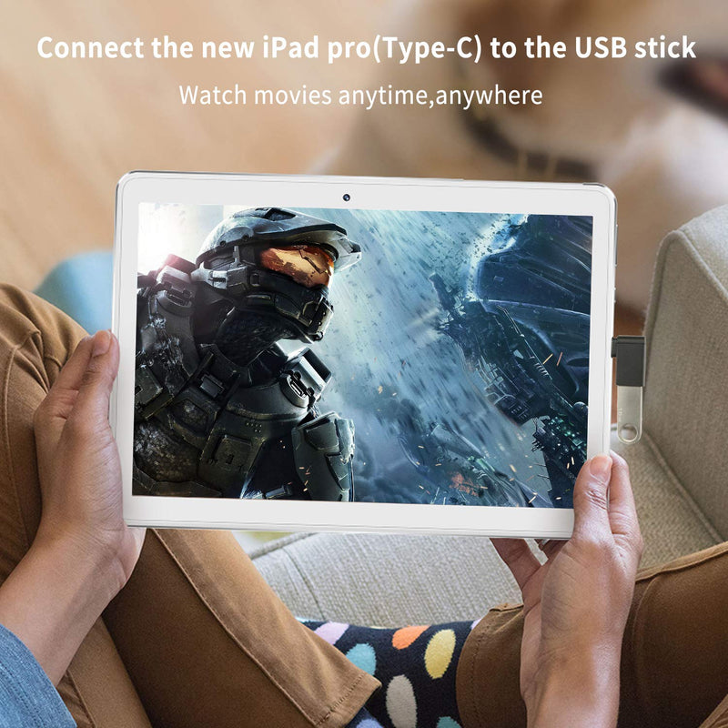 [Australia - AusPower] - Right Angle USB C to USB Adapter(3-Pack),UseBean Aluminum 90 Degree USB-C to USB 3.0 Converter,Thunderbolt 3 to USB A Female Connector,Type C OTG for MacBook Pro 2020, iPad Pro,Samsung Notebook 9 