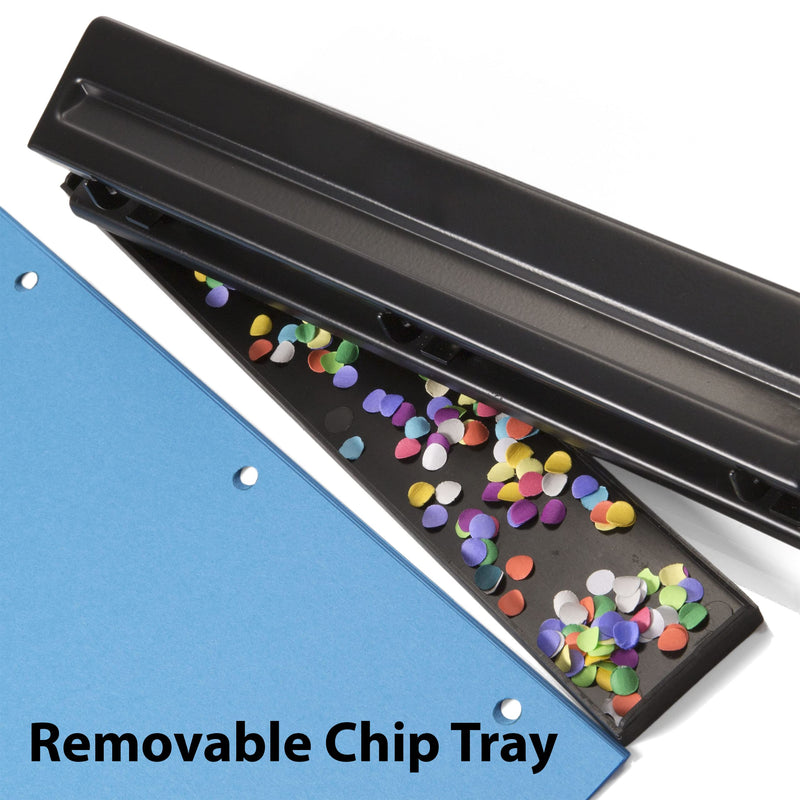 [Australia - AusPower] - Officemate Standard 3 Hole Punch with 8 Sheet Capacity, Black (90099) 