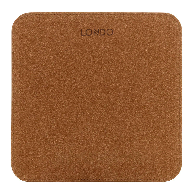 [Australia - AusPower] - Londo Leather Mousepad with Wrist Rest Dark Brown 