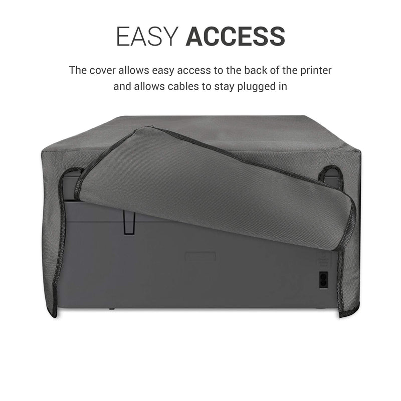 [Australia - AusPower] - kwmobile Cover Compatible with HP OfficeJet Pro 8012/8022 - Dust Cover Printer Protector - Dark Grey 