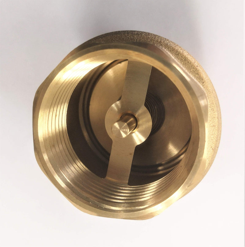[Australia - AusPower] - Hallmark Industries "Check valve, brass, 1.25"" NPT male in/ 1.25 FNPT out" (SP0465X-125) 1.25NPT 