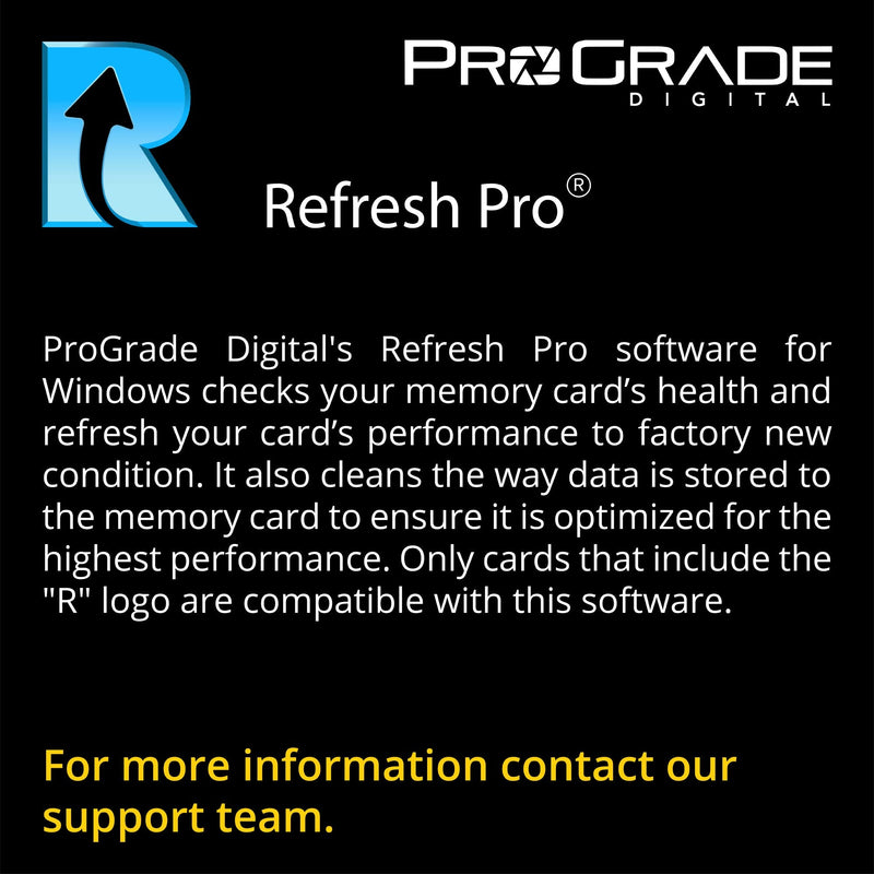 [Australia - AusPower] - Prograde Digital SD UHS-II 128GB Card V60 –Up to 130MB/s Write Speed and 250 MB/s Read Speed | for Professional Vloggers, Filmmakers, Photographers & Content Curators 