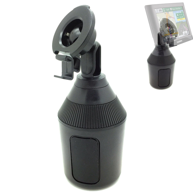 [Australia - AusPower] - AccessoryBasics Low Profile Drinks Cup Holder Mount for Garmin Nuvi Drive DriveSmart 42 52 52LM 54 54LM 55 55LM 55LMT 56 57 57LM 58 58LM 60 61 2577LT 2597LM 2597LMT 2558LMTHD 2598LMTHD GPS 