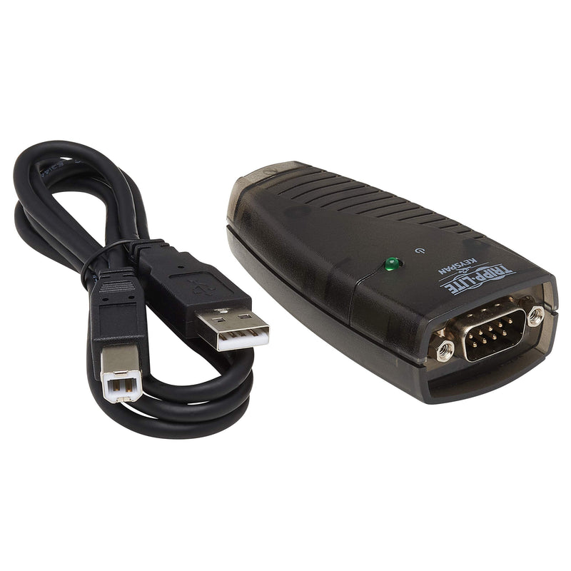 [Australia - AusPower] - Tripp Lite Keyspan High-Speed USB to Serial Adapter, PC & Mac, USB-A to DB9 RS232 Male, 3 Foot / 0.91 Meter Cable, 3-Year Warranty (USA-19HS) 