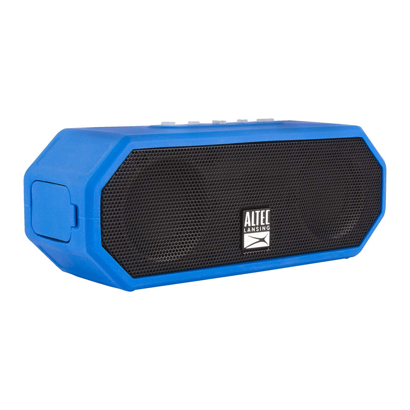 [Australia - AusPower] - Altec Lansing IMW449 Jacket H2O 4 Rugged Floating Ultra Portable Bluetooth Waterproof Speaker with up to 10 Hours of Battery Life, 100FT Wireless Range and Voice Assistant Integration (Royal Blue) Royal Blue 