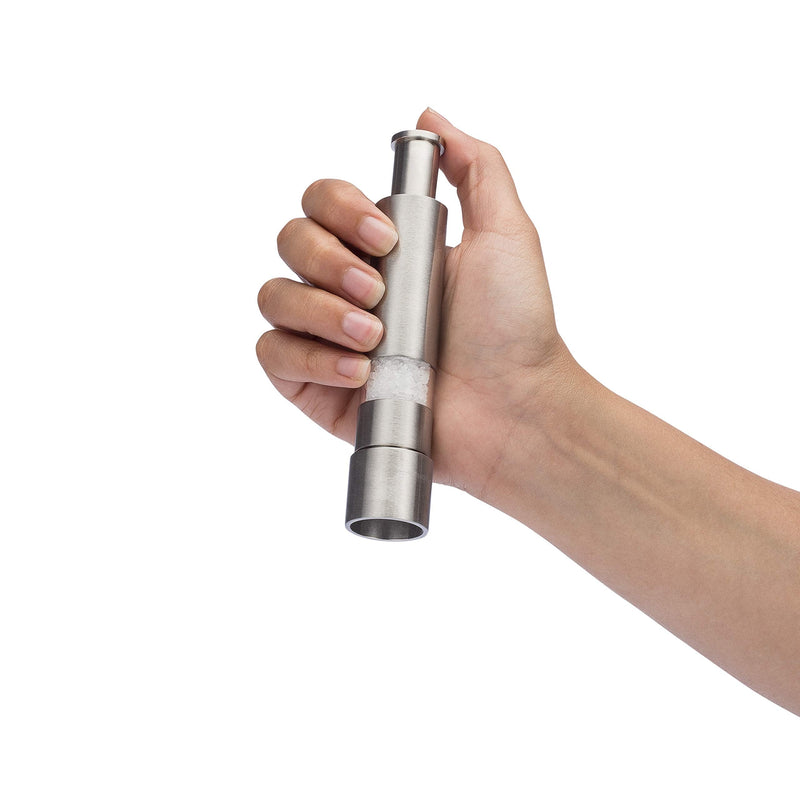 [Australia - AusPower] - Grind Gourmet Original Pump & Grind Cooking Gadgets, Salt and Pepper Grinder Set or Singles, Buy 1, Buy 2 or More, Solid Stainless, Red or Black. 