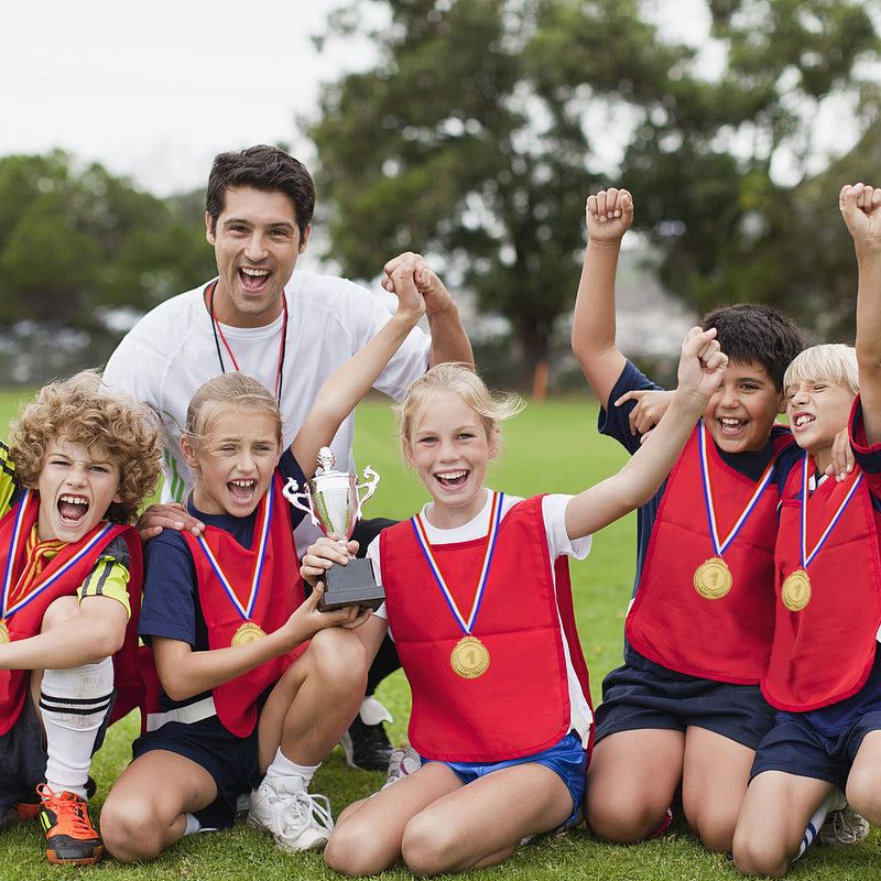 [Australia - AusPower] - IHPUKIDI 12 Pieces Gold Silver Bronze Award Medals, Olympic Style Winner Medals Gold Silver Bronze Prizes for Sports, Competitions, Party Favors, 2 Inches 