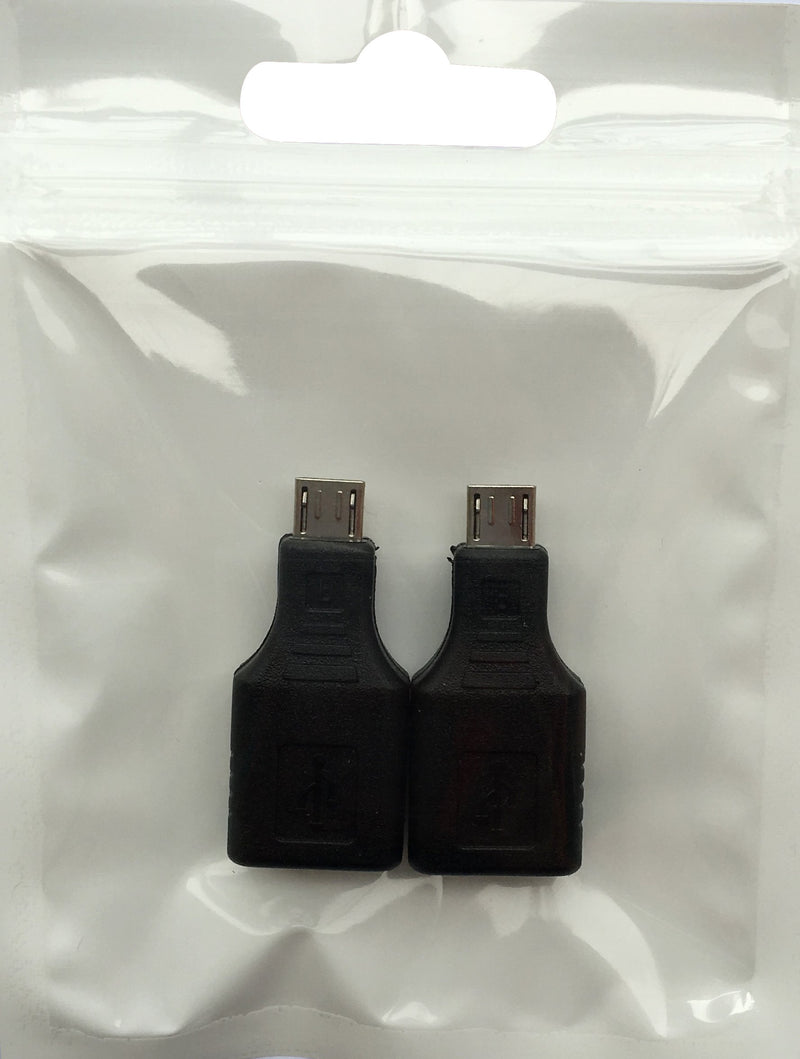 [Australia - AusPower] - USB 2.0 Micro USB Male to USB Female OTG Adapter (2 Pack) 