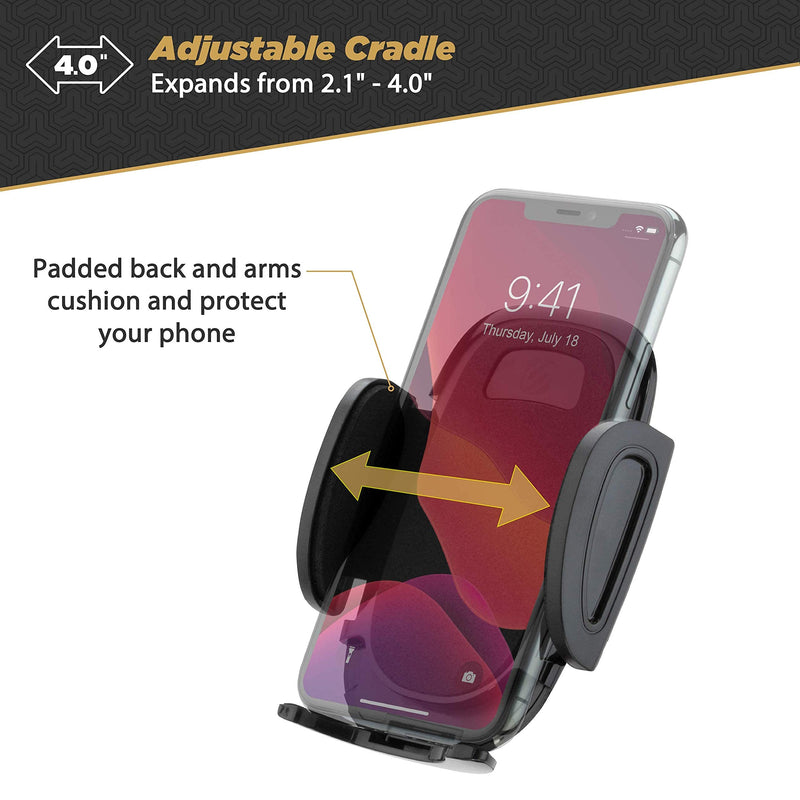 [Australia - AusPower] - Scosche SUH12V-XCES0 Select Power Socket Mount with Phone Mount for Car, Flexible Neck, and USB Charging Port 