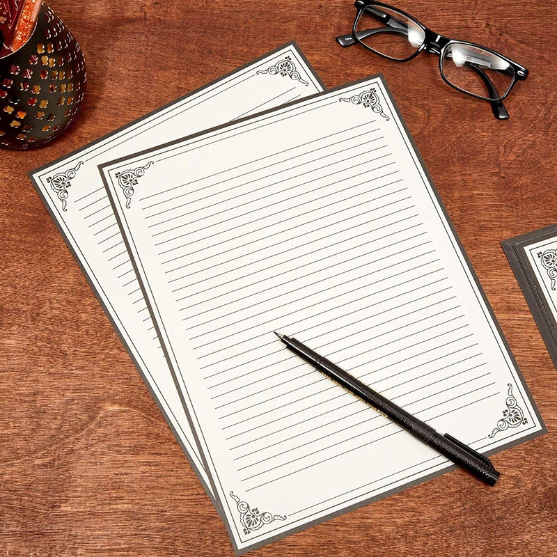 [Australia - AusPower] - Vintage Lined Stationery Paper for Writing Letters (8.5 x 11 In, 96 Sheets) 