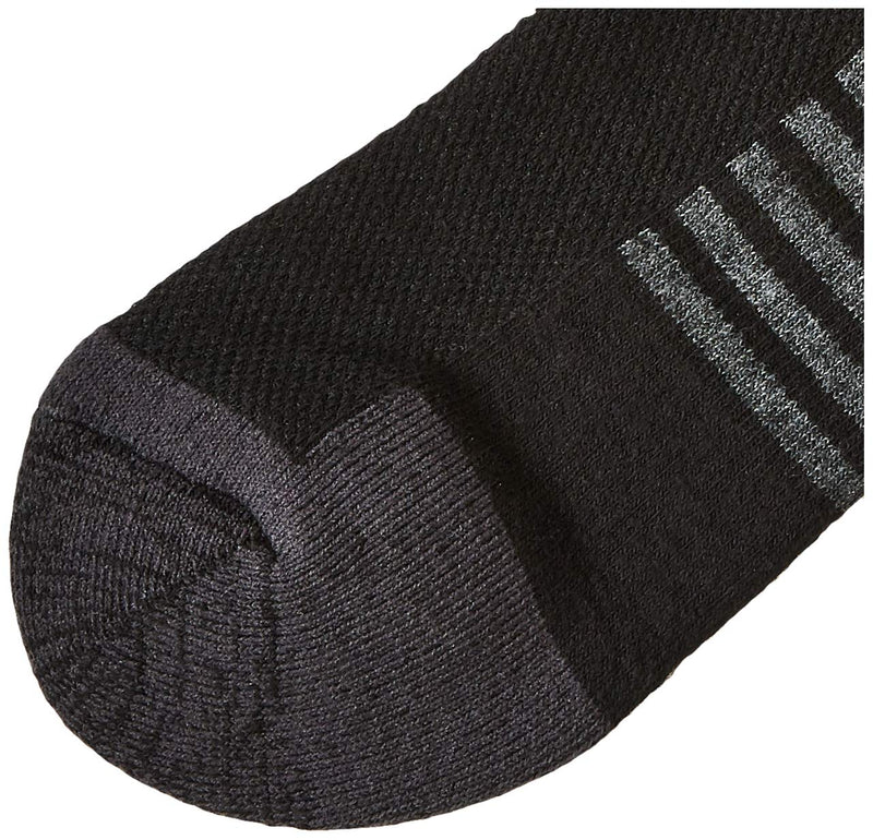 [Australia - AusPower] - Amazon Essentials Men's 6-Pack Performance Cotton Cushioned Athletic No-Show Socks 6-12 Black 
