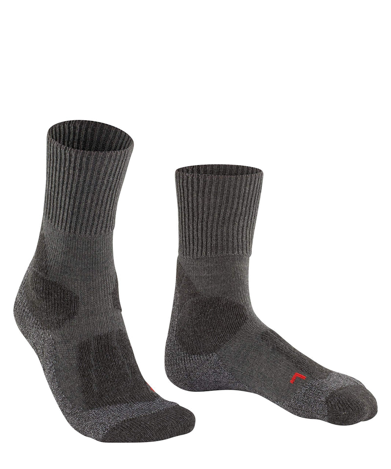 [Australia - AusPower] - FALKE Men's TK1 Hiking Socks, Merino Wool, More Colors, 1 Pair 6.5-8.5 Grey (Asphalt Melange 3180) 