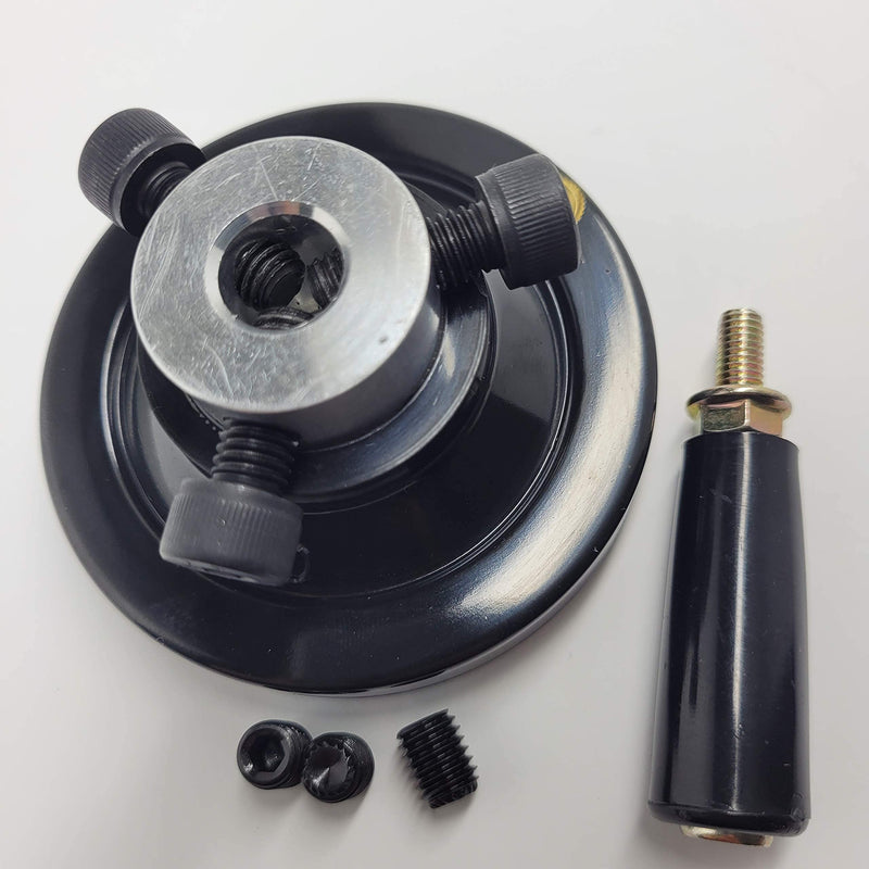 [Australia - AusPower] - OD 80mm ID 12.7mm Ultimate Handwheel can be Assembled and Used in Just One Minute on All Shafts Smaller Than That, Including 1/2 inch. 