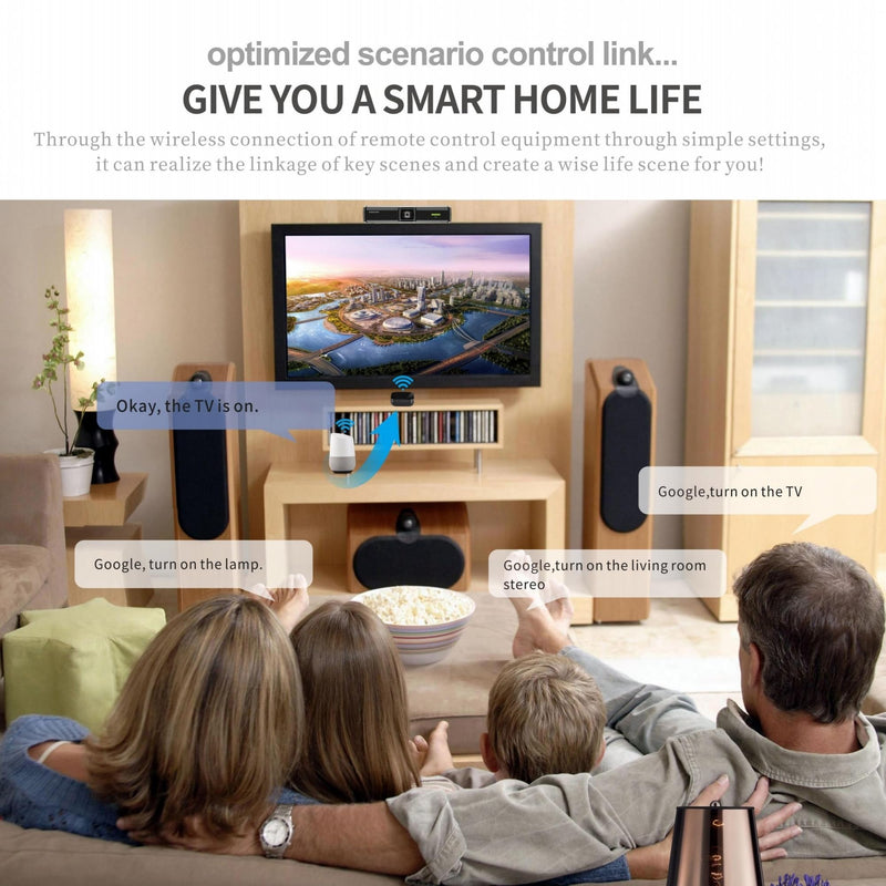 [Australia - AusPower] - Smart IR Blaster, Universal Infrared Remote Control for Alexa and Google Assistant, Zigbee Smart IR Remote Control for Tuya and Smart Life APP 