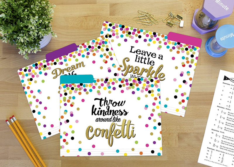 [Australia - AusPower] - Teacher Created Resources Confetti File Folders 