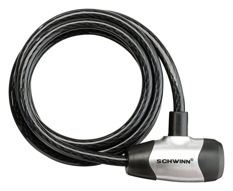 [Australia - AusPower] - Schwinn Anti Theft Bike Lock, Security Level 1, Key Lock, 6 Foot Security Level 1/Key Lock 6 Foot/8mm Cable 