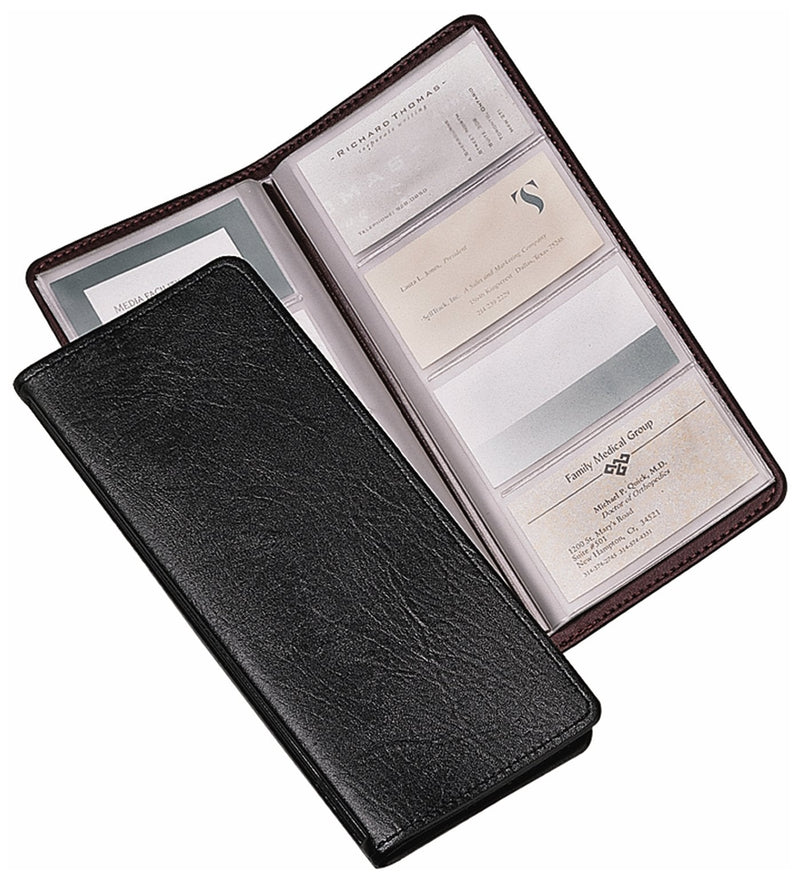 [Australia - AusPower] - TOPS Cardinal Sewn Vinyl 96 Card File, Black (34422) 