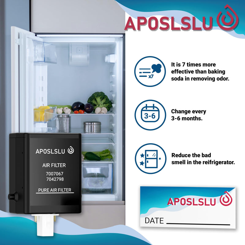 [Australia - AusPower] - Subzero Air Purification Cartridge 7007067-Air Filter Replacement For Refrigerator Sub-Zero. APOSLSLU 7007076 Air Filter (1 pack) 