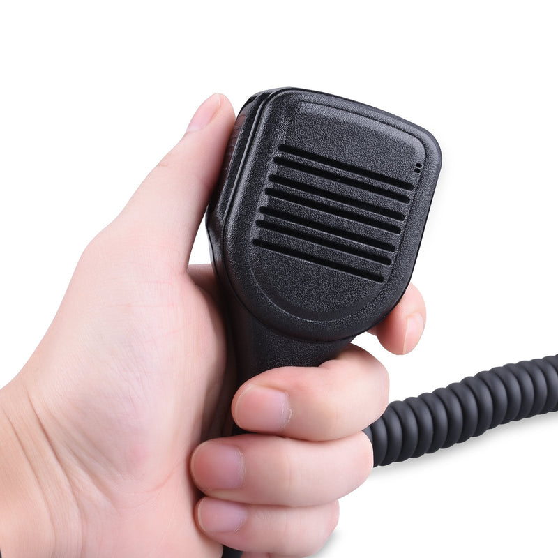 [Australia - AusPower] - COMMIXC Speaker Mic, Waterproof IP55 Handheld Shoulder Mic with External 3.5mm Earpiece Jack, Compatible with Motorola APX4000 APX6000 APX7000 XPR6350 XPR6550 XPR7350 XPR7550 Two-Way Radios 