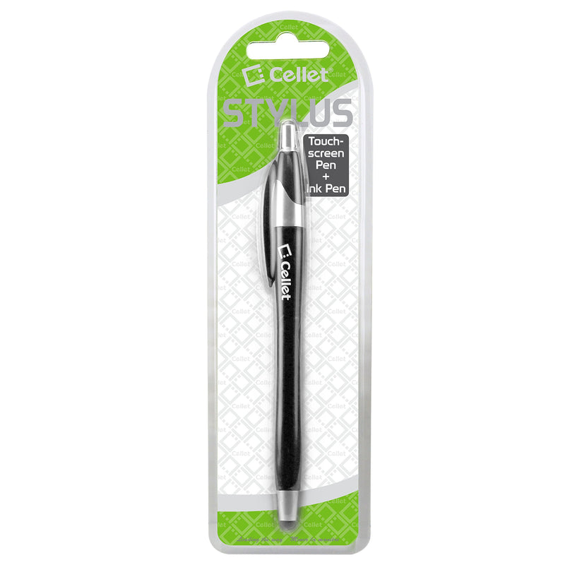 [Australia - AusPower] - Cellet 2 in 1 Universal Capacitive Stylus and Ink Pen for Touchscreen Device Compatible with iPhone Xs, Xs MAX XR, X 8, 8 Plus, iPad Pro Air Mini, Galaxy S5e S4/3 Note 10 9 8, LG Tablet Surface Pro 