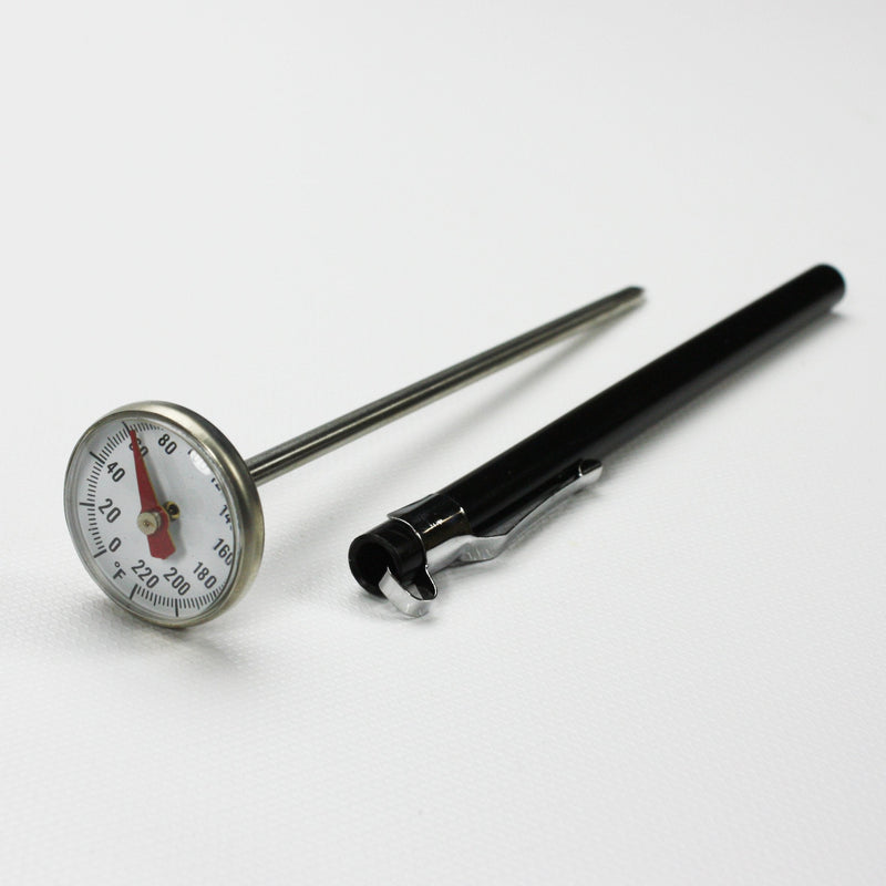 [Australia - AusPower] - Supco ST02 Stainless Steel Pocket Dial Thermometer, 5" Stem, 1" Dial, 0 to 220 Degrees F 1 inches Diameter 