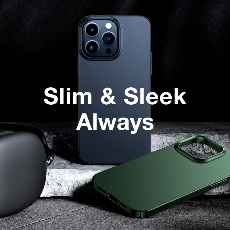 [Australia - AusPower] - TORRAS Slim Fit Designed for iPhone 14 Pro Max Case 6.7 inch, Ultra-Thin 14 Pro Max Case 2022, Lightweight Hard PC Cover Phone Cases for iPhone 14 Pro Max Phone Case Black, OriginFit Matte Black 