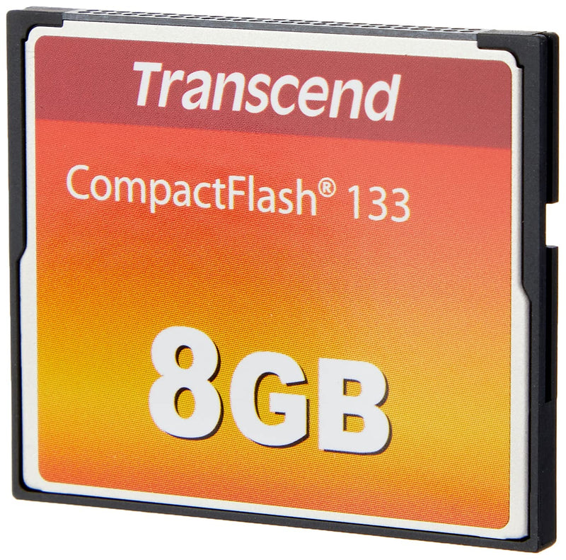 [Australia - AusPower] - Transcend 8GB CompactFlash Memory Card 133x (TS8GCF133) 8 GB 