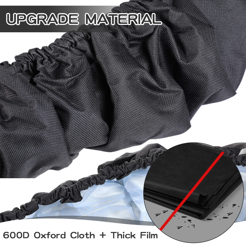 [Australia - AusPower] - Tatuo Trampoline Spring Cover 36 Inch Round Trampoline Replacement Safety Cover 600D Oxford Cloth Optional Cover for Small Trampoline Serviceable Waterproof Frame Cover for Home 