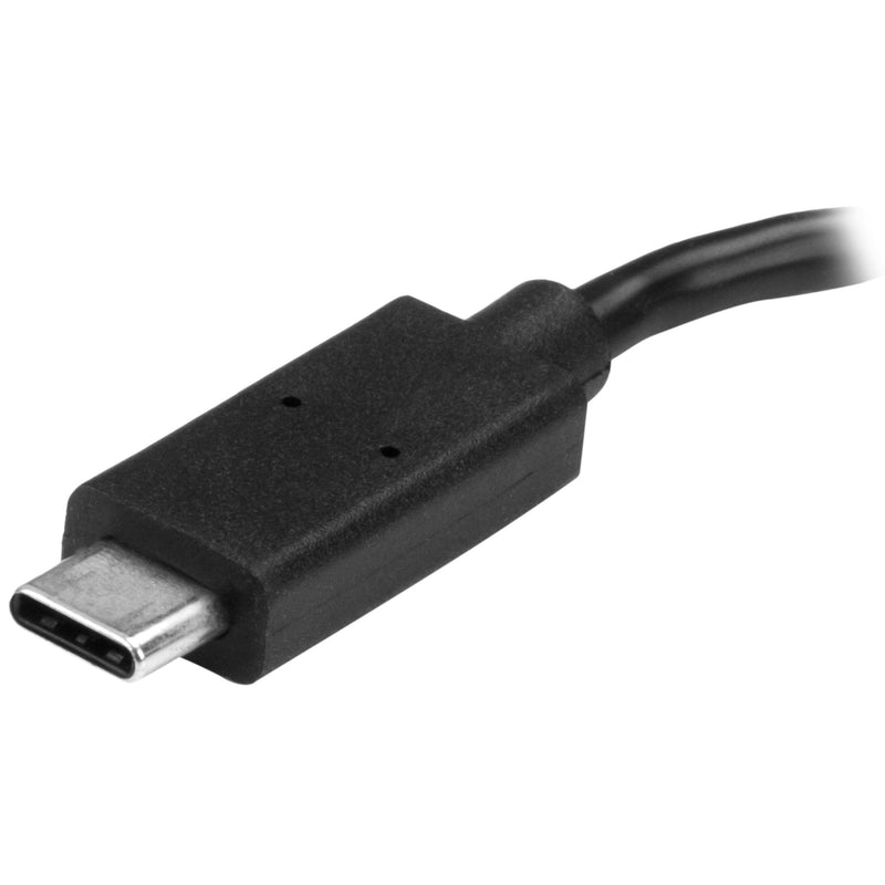 [Australia - AusPower] - StarTech.com 4 Port USB C Hub - USB Type-C Hub w/ 4x USB-A Ports (USB 3.0/3.1 Gen 1 SuperSpeed 5Gbps) - USB Bus or Self Power - Portable USB-C to USB-A BC 1.2 Charging Hub w/ Power Adapter (HB30C4AFS) 