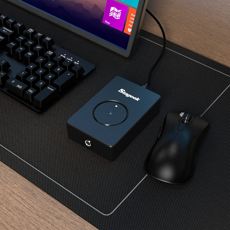 [Australia - AusPower] - Stageek Mouse Jiggler, Mechanical 100% Undetectable by IT,Mouse Mover with On/Off Switch, Simulates Mouse Movement and Prevents Computer from Going into Sleep, No Software Needed, Plug &Play 