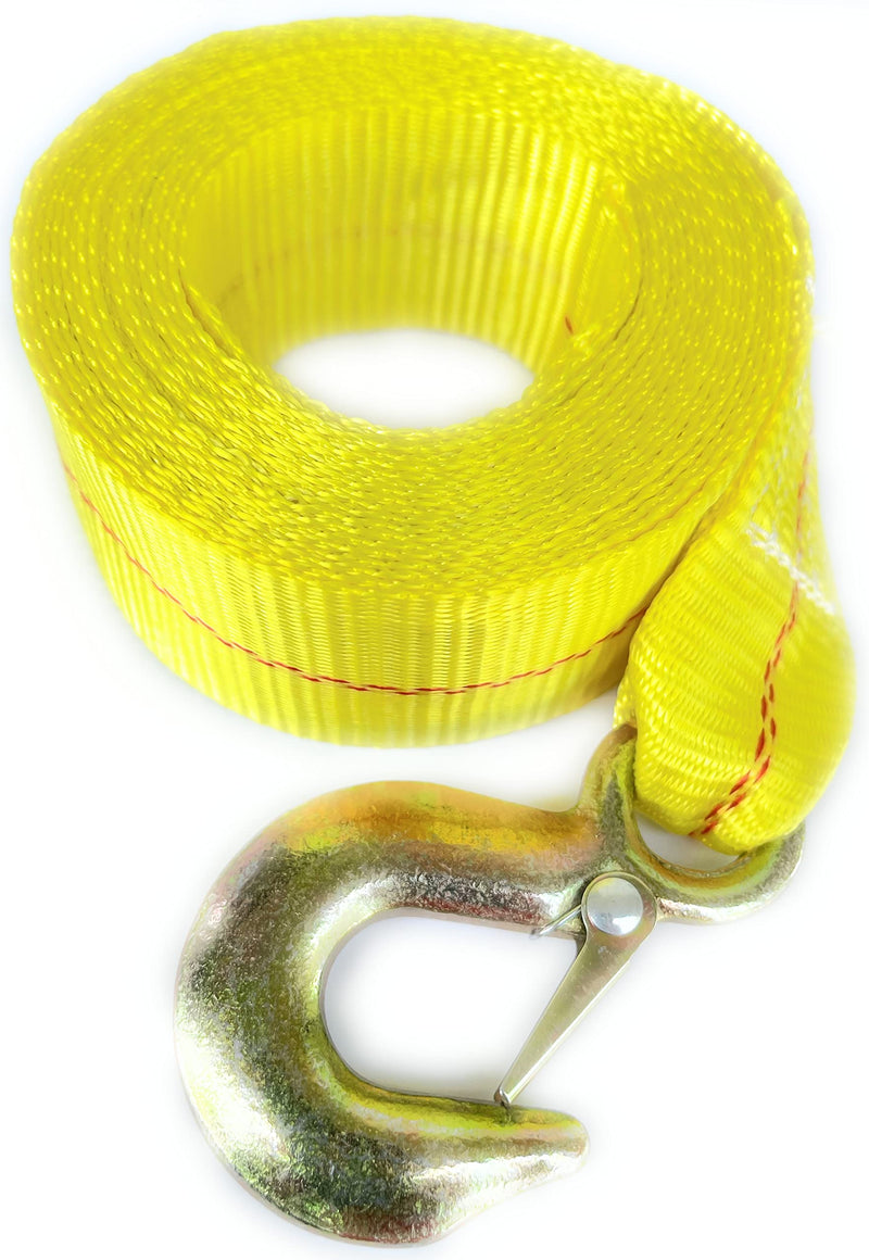 [Australia - AusPower] - Boat Winch Strap OEM Replacement HIGH Visibility Yellow Extreme Quality 