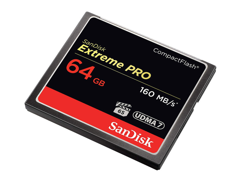 [Australia - AusPower] - SanDisk 64GB Extreme PRO Compact Flash Memory Card UDMA 7 Speed Up To 160MB/s - SDCFXPS-064G-X46 