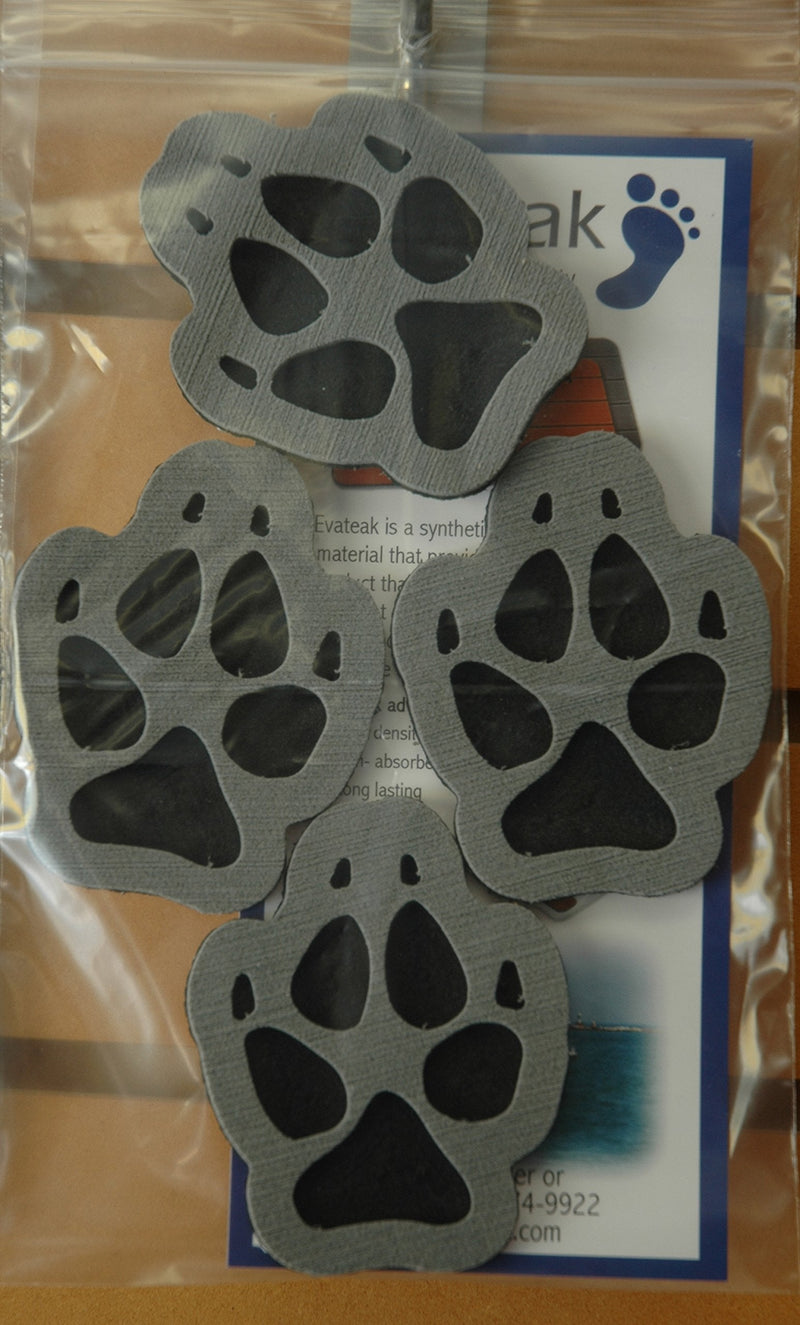 [Australia - AusPower] - Toejamr Stomp Pads - 4 Puppy Paws - Gray 