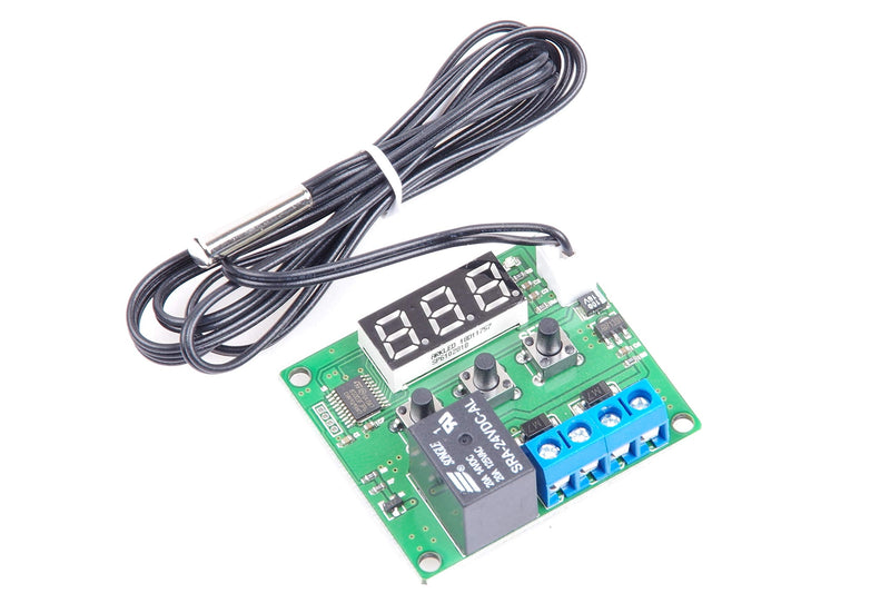 [Australia - AusPower] - KNACRO -50 ℃ ~ + 125℃ Digital Display Temperature Control, Precision Temperature Controller, Temperature Control switches, Miniature Thermal Control Plate DC 24V Green Led 