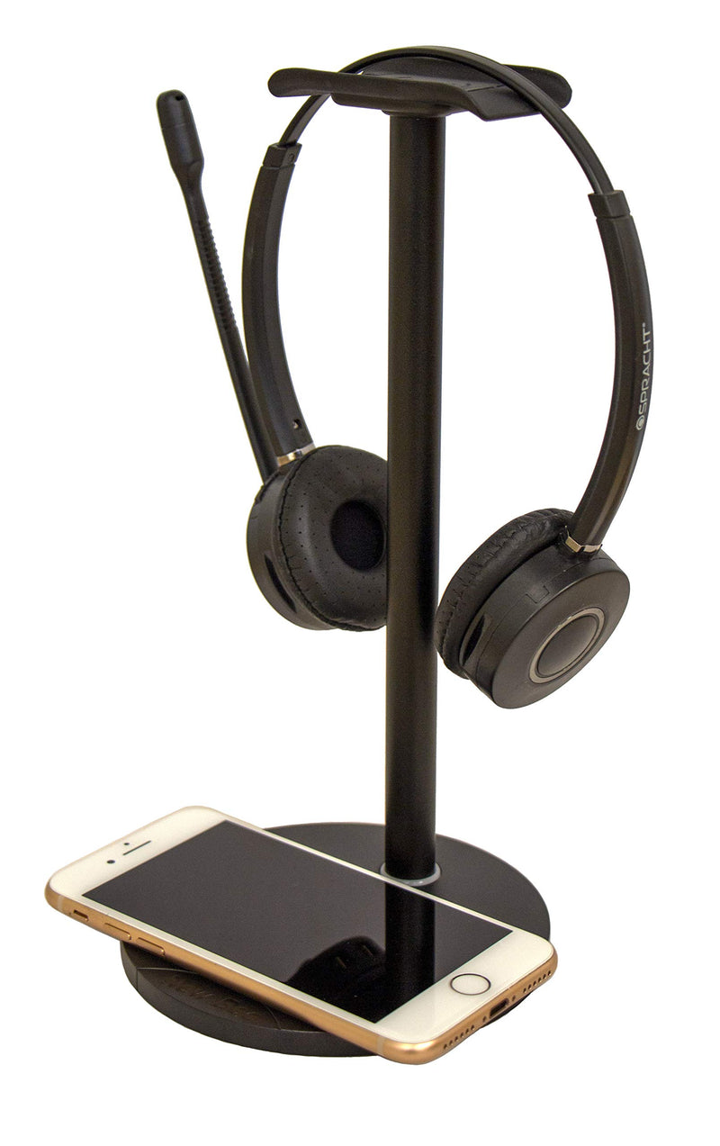 [Australia - AusPower] - Spracht HSS-2020 Wireless Charging and Headset Stand/Holder for Desktop 