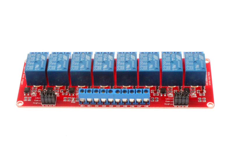 [Australia - AusPower] - NOYITO 8-Channel Relay Module High Low Level Trigger with Optocoupler Isolation Load DC 30V AC 250V 10A for PLC Automation Equipment Control Industrial Control (8 Channel 12V) 8-Channel 12V 