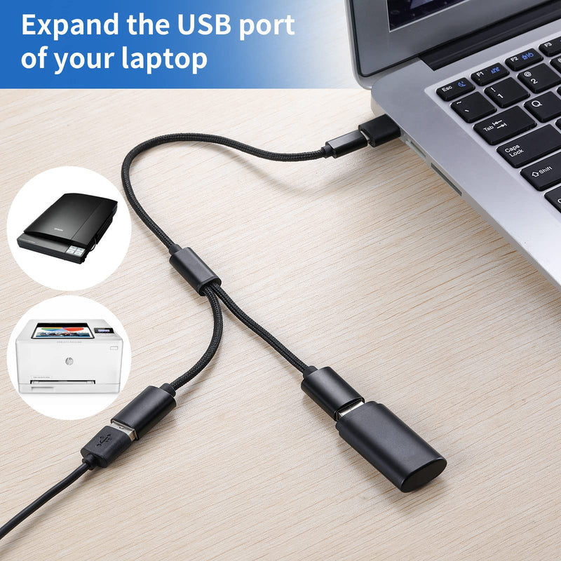 [Australia - AusPower] - USB C to USB Adapter , USB Type C Male to USB 3.0 Female OTG Cable to USB Adapter Compatible with MacBook Pro/Air 2019 2018 2017, Samsung Galaxy S20 S20+ Ultra Note 10 S9 S8 